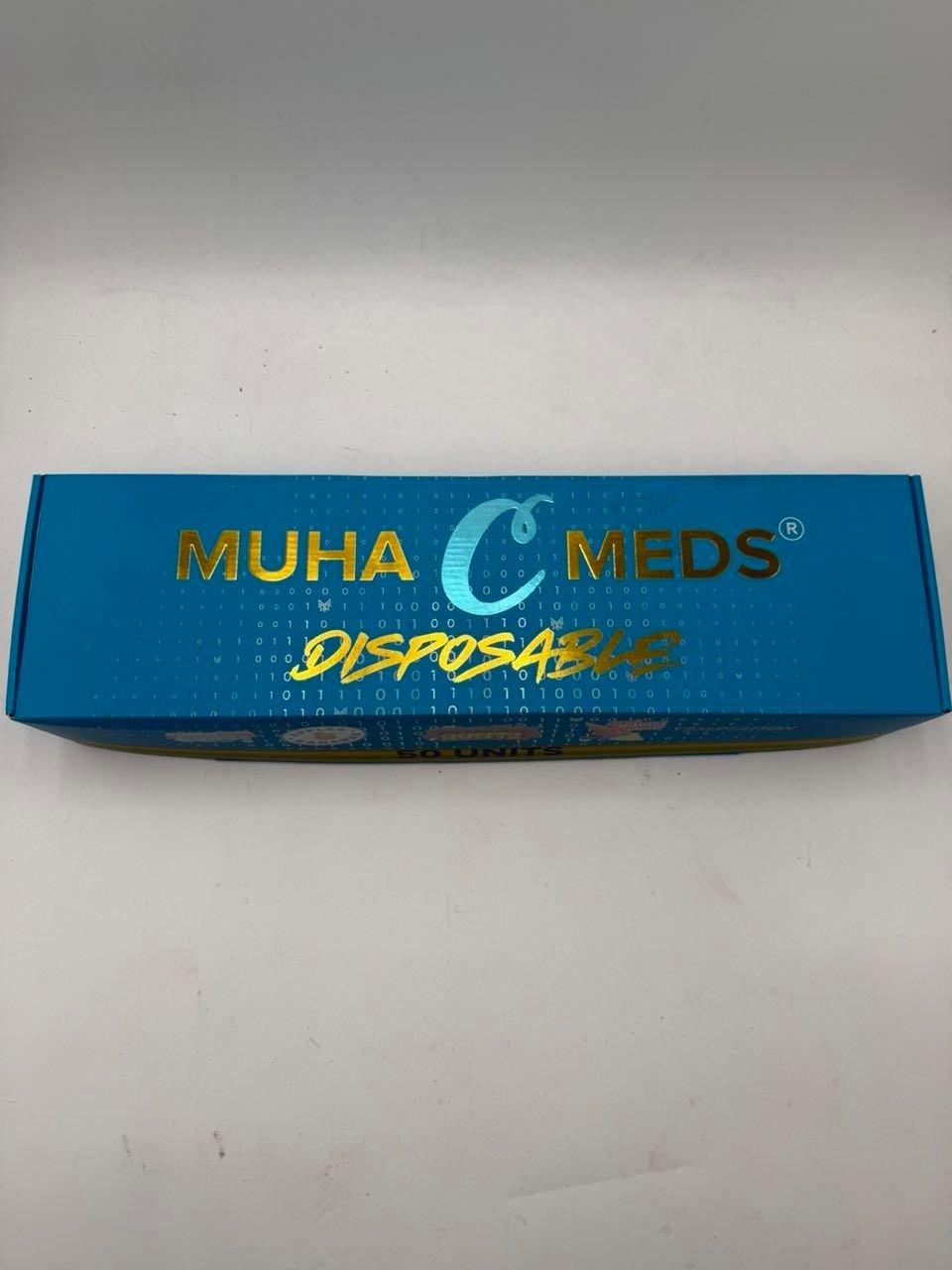 Cookies Muha Meds Vapes 50 unit master case disposable packaging