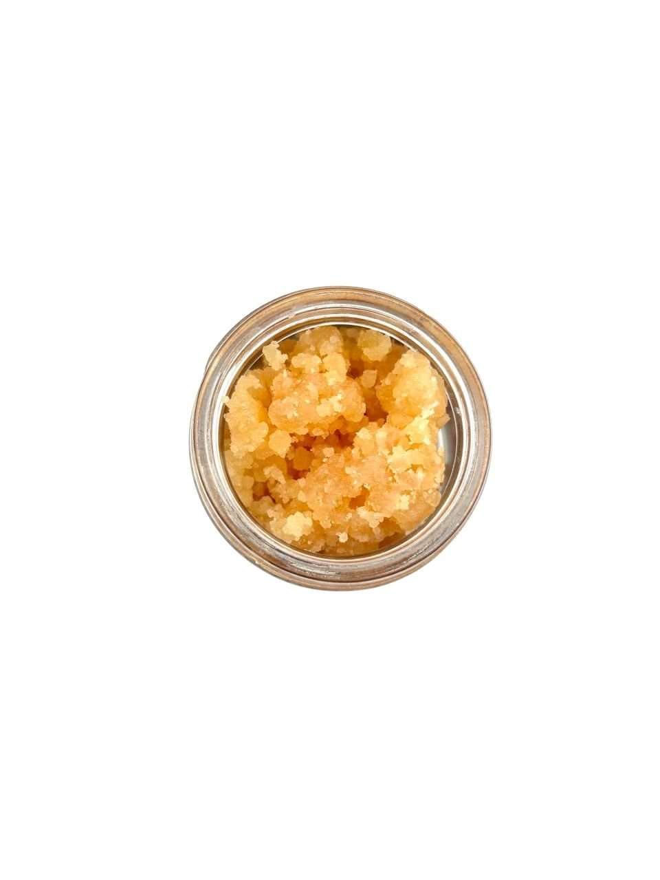 Close-up of WHOLE MELT SUGAR WAX Havana Edition live resin sugar texture