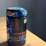 BLUE ZUSHI By THE TENCO standing jar with sushi artwork and THE TENCO branding