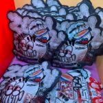 ZUHEAD By THE TENCO die-cut Catch The Wave packs stacked – sushi head artwork limited Zushi pack